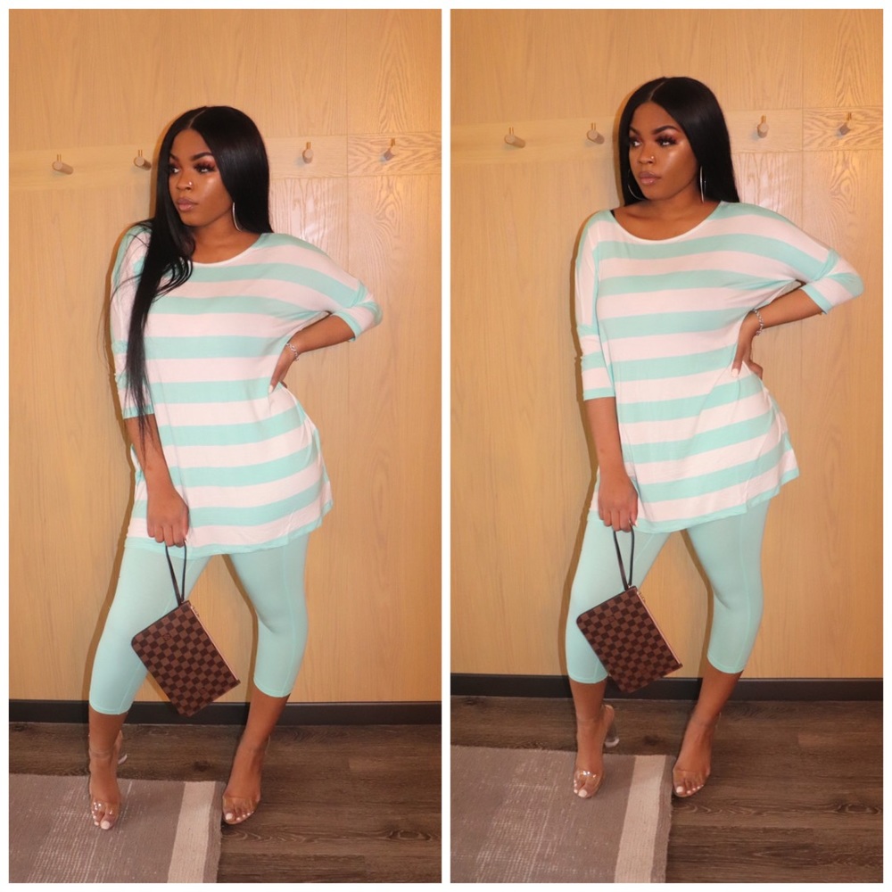 Mink Stripe Set